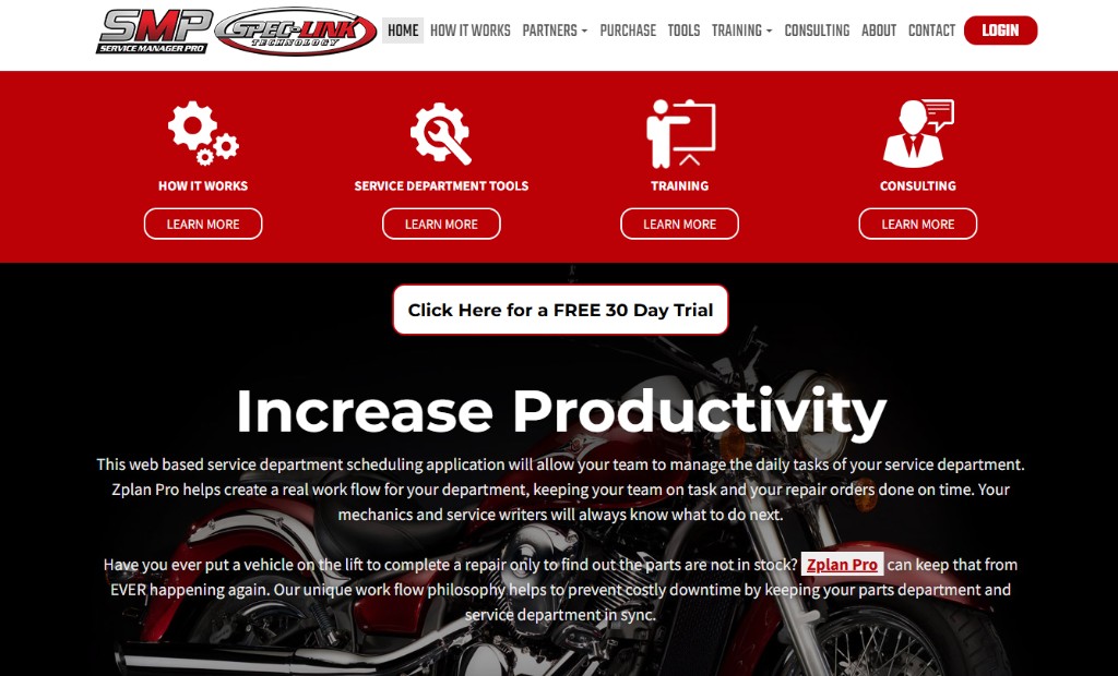 Service Manager Pro — Powersports Platform